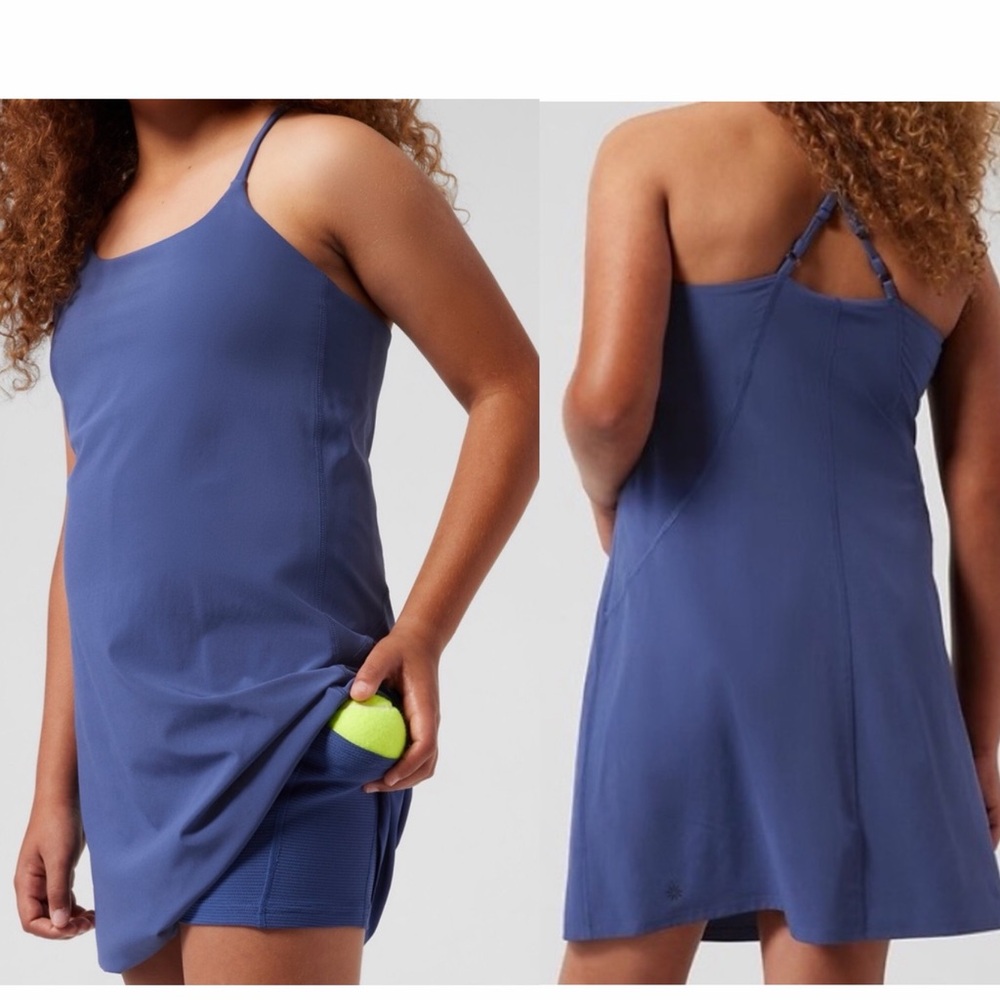 Athleta Girl Doing the Most Dress Navy Sz XXL/16